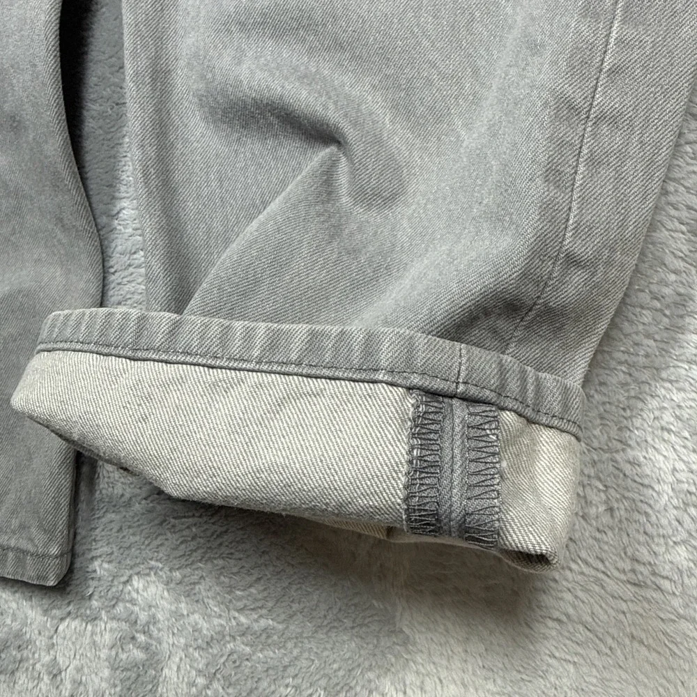 Levis 501xx Jeans Mens 44x32 (Fits 41X29)‎ Straight Gray Selvedge Stained